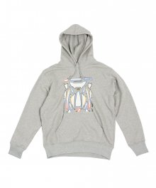 Empty Decal Hoodie Gray