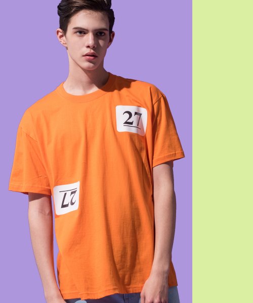 [UNISEX] 27번 공 티셔츠 (Orange)