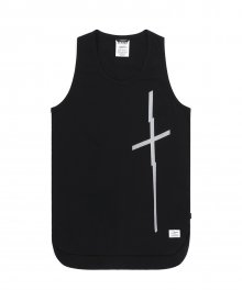 CRUZ LONG SLEEVELESS BLACK