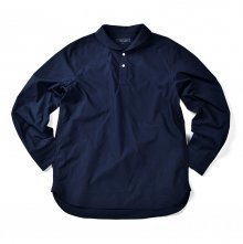 17SS SHAWL COLLAR PULLOVER SHIRT NAVY