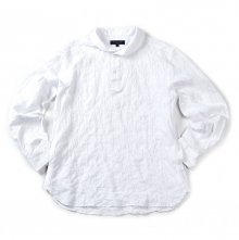 17SS SHAWL COLLAR PULLOVER SHIRT WHITE