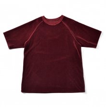 17SS VELVET T-SHIRT WINE