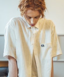 UNISEX Cool Linen Shirt-Ivory