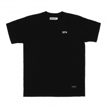 STV. S.T.V LOGO TEE BLACK