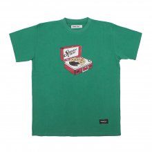 STV. RECORD PIZZA TEE GREEN