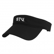 STV. S.T.V LOGO SUN VISOR BLACK