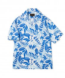 hawaiian short sleeve shirts blue