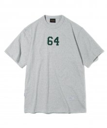 64 patch tee grey