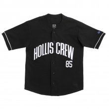 RUN DMC HOLLIS CREW JERSEY BK