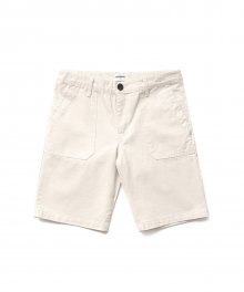 FG Cotton Fatigue shorts (Ivory)