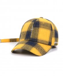 CRUZ CHECK BASEBALL CAP YELLOW