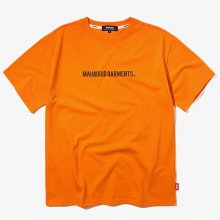 베이직 로고 티셔츠 오렌지 (MG1HMMT507A)