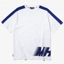 MHGD 레터링 티셔츠 블루 화이트 (MG1HMMT504A)