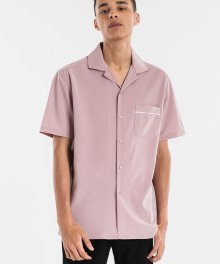 하와이안 파이핑 셔츠 핑크
