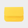 Dijon 301R Round Card Wallet lemon yellow