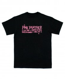HBXPP Pink Panther Mixed Basic Logo2 T-Shirt - Black