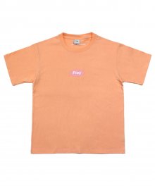Fray Logo T-Shirts - Peach