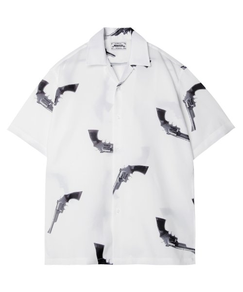 모디파이드(MODIFIED) M#1310 gun hawaiian shirt (white) - 사이즈 ...