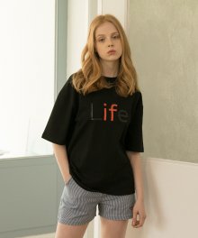 MG7S LIFE TEE (BLACK)