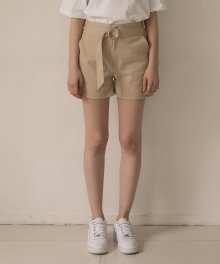 MG7S CIRCLE POINT SHORTS (BEIGE)