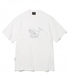 whale point tee off white