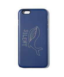 whale phone case blue