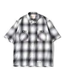 Oversize Amunzen Check Shirts (Grey)