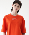 에이피오13 스페이스 타임 오버핏 반팔 티셔츠 APOTS006-OR