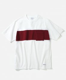 S/S MIX BLOCK T-SHIRTS RED