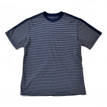 17SS STRIPE T-SHIRT NAVY&GREY STRIPE