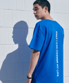 Back Message S/S T-Shirts(Blue)