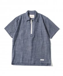 Chambray Popover Shirts (Indigo)