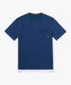 포켓 레이어드 1/2 티셔츠 DEEP BLUE (SBTS111)