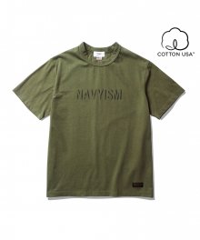 NAVYISM Crack T-Shirt Olive