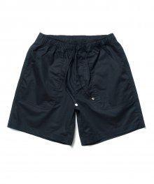 Cotton Half Pants Navy