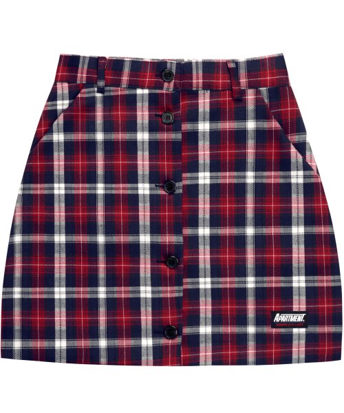 아파트먼트() Foolish Skirt - Red 상품 이미지