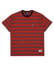 DC7S LUCCI STRIPE TEE (RED)