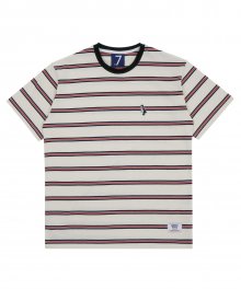 DC7S LUCCI STRIPE TEE (WHITE)