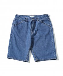 Summer Denim Easy Shorts (Vintage Blue)