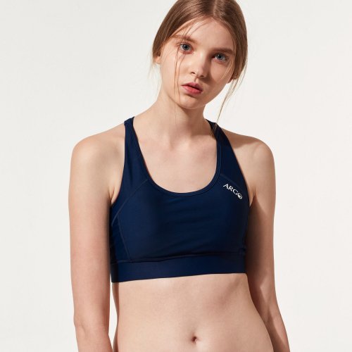 아르고() X 여성 브라탑 래쉬가드 상의 네이비 상품 이미지