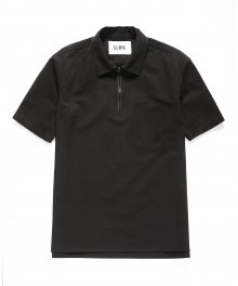 HALF ZIP SHIRT [BLACK]