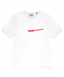 WRIST BAND TEE [WHITE]