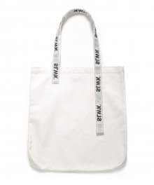 LOGO TAPED TOTE BAG [WHITE]