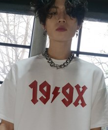 [UNISEX] 오마주 로고 티셔츠 (화이트)