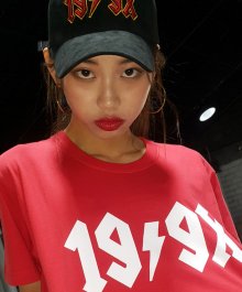 [UNISEX] 오마주 로고 티셔츠 (레드)