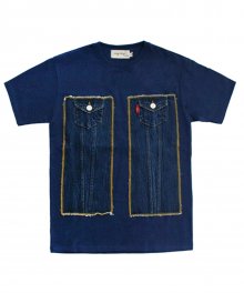 Truker Detail T-Shirts - Blue