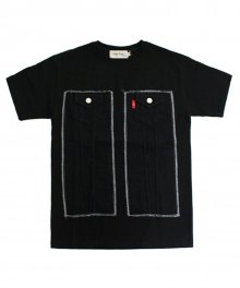 Truker Detail T-Shirts - Black
