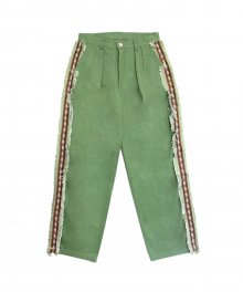 Sidedetail Chino Pants - Green