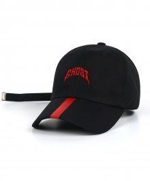 GHOST BASEBALL CAP BLACK