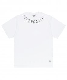 DESTROYER OVERSIZED T-SHIRTS WHITE